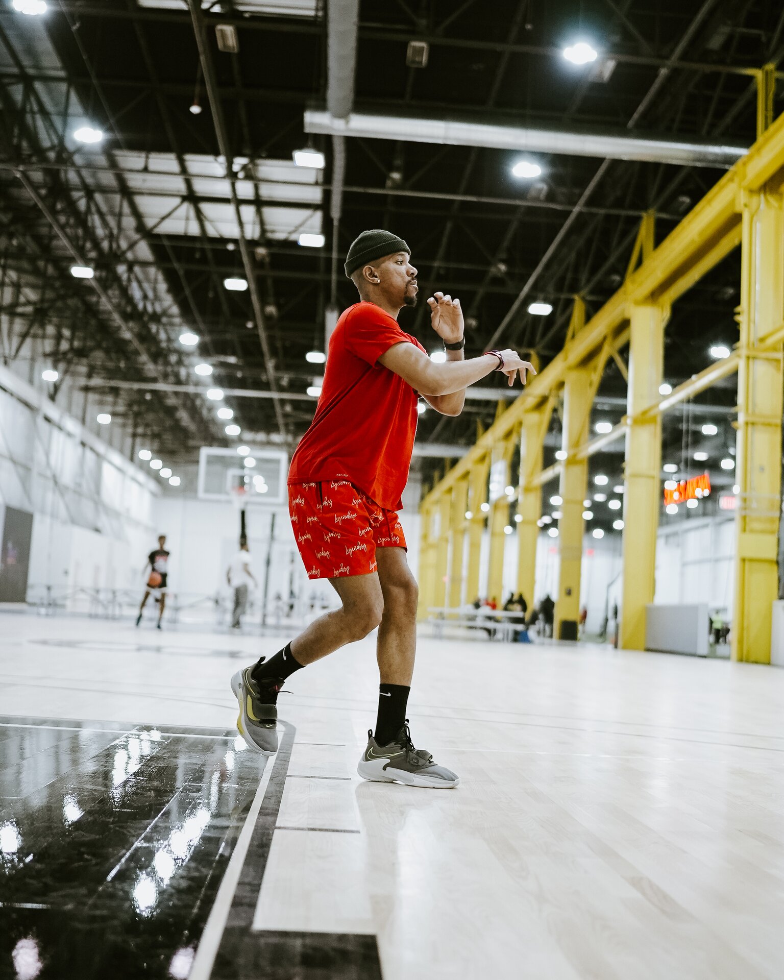 Pro player running drill